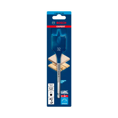 Broca Plana Self Cut Speed 32 x 152 mm - 1 1/4" BOSCH EXPERT - Imagen 2