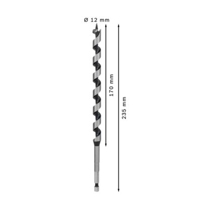 Broca Salomónica 12 x 170 x 235 mm para Madera BOSCH - Imagen 3