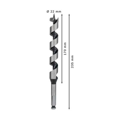 Broca Salomónica 22 x 170 x 235 mm para Madera BOSCH - Imagen 3