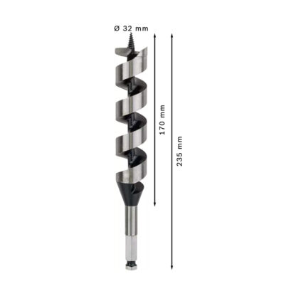 Broca Salomónica 32 x 170 x 235 mm para Madera BOSCH - Imagen 3