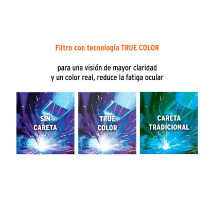 Careta electrónica profesional para soldar TRUPER - Imagen 3