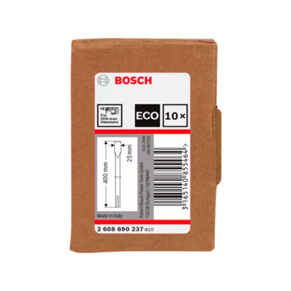 Cincel SDS-Max Plano Eco 25 x 400 mm Caja x 10 unds BOSCH - Imagen 2