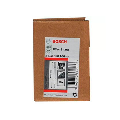 Cincel SDS-Max Plano Twisted R-Tec 25 x 400 mm Caja x 10 unds BOSCH - Imagen 2