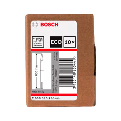 Cincel SDS-Max Punta Eco 600 mm Caja x 10 unds BOSCH - Imagen 2