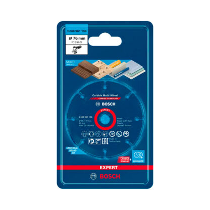 Disco de Corte Carbide Multi Wheel 3" - 76 x 10 mm BOSCH EXPERT - Imagen 2