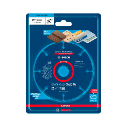 Disco de Corte Carbide Multi Wheel 4 1/2" - 115 x 22.23 mm BOSCH EXPERT - Imagen 2