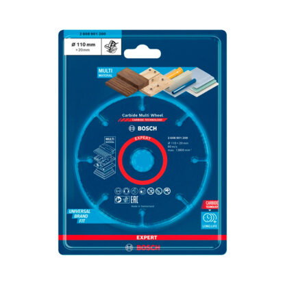 Disco de Corte Carbide Multi Wheel 4" - 110 x 20 mm BOSCH EXPERT - Imagen 2