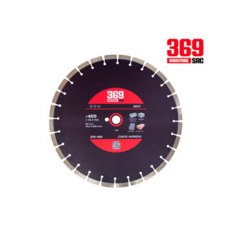 Disco diamantado de corte para concreto 16″ 369 INDUSTRIAL