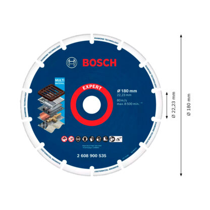 Disco Diamantado para Metal 180 x 22,23 mm BOSCH EXPERT - Imagen 3