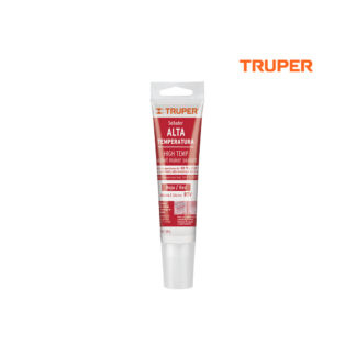 Sellador de silicón rojo para altas temperaturas 85 g TRUPER