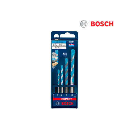 Set 4 Brocas MultiConstruction CYL-9 (4, 5, 6, 8 mm) Bosch Expert