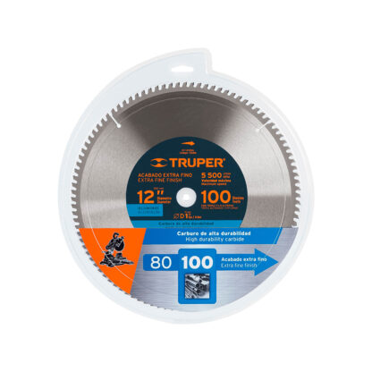 Sierra circular de 12" para aluminio, 100 dientes TRUPER - Imagen 2