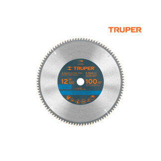 Sierra circular de 12" para aluminio, 100 dientes TRUPER
