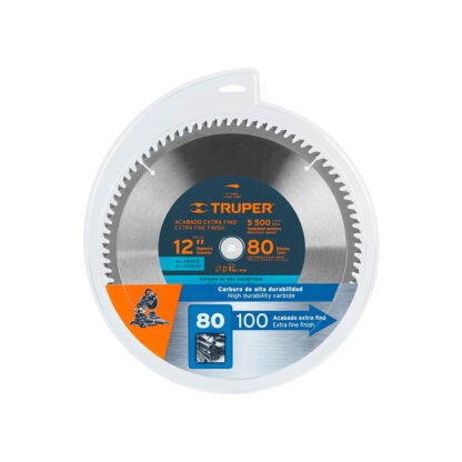 Sierra circular de 12" para aluminio, 80 dientes TRUPER - Imagen 2