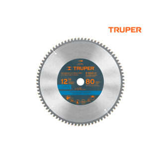 Sierra circular de 12" para aluminio, 80 dientes TRUPER