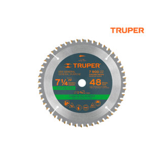 Sierra circular de 7 1/4" multimaterial, 48 dientes TRUPER