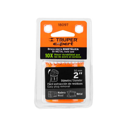 Sierra copa bimetálica de 2" TRUPER - Imagen 2