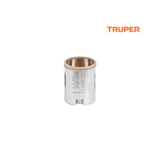 Sierra copa con diamante de 1 1/4" borde continuo TRUPER
