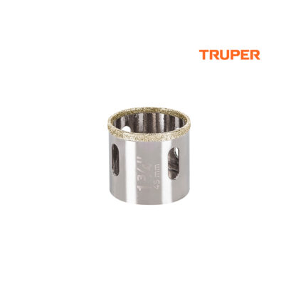 Sierra copa con diamante de 1 3/4" borde continuo TRUPER