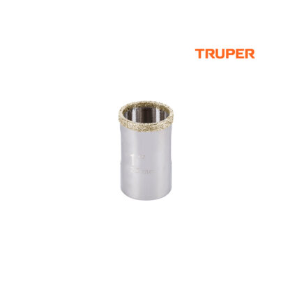 Sierra copa con diamante de 1" borde continuo TRUPER