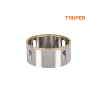Sierra copa con diamante de 3 1/2" borde continuo TRUPER