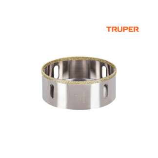 Sierra copa con diamante de 4" borde continuo TRUPER