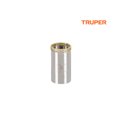 Sierra copa con diamante de 7/8" borde continuo TRUPER