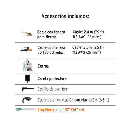 Soldadora inversora 200A TRUPER - Imagen 2