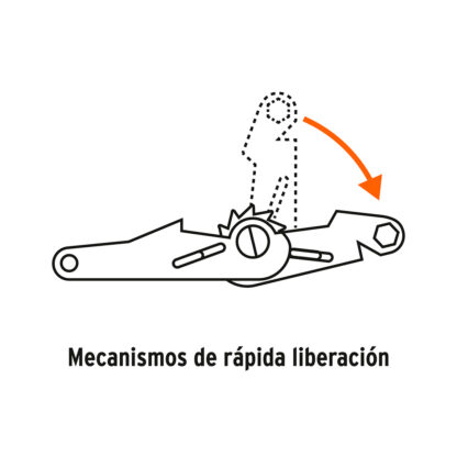 Sujetador con ratchet carga máxima 2250 kg TRUPER - Imagen 3