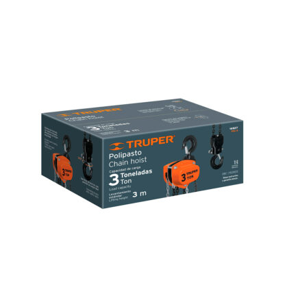 Tecle industrial de cadena 3 toneladas TRUPER - Imagen 4