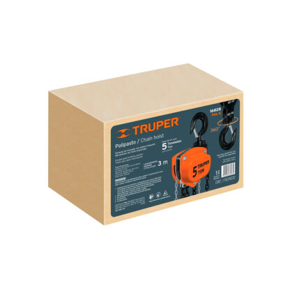 Tecle industrial de cadena 5 toneladas TRUPER - Imagen 4