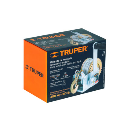 Templadora de manivela con cable de 300 kg TRUPER - Imagen 2