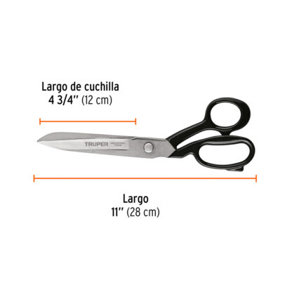 Tijera 11" industrial para sastre TRUPER - Imagen 2