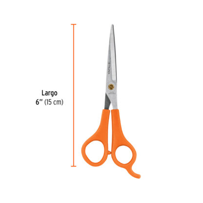 Tijera 6" para estilista con gancho TRUPER - Imagen 2