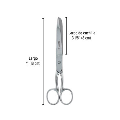 Tijera 7" para costura PRETUL - Imagen 2