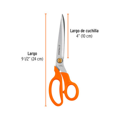 Tijera 9 1/2" para costura TRUPER - Imagen 2