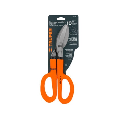 Tijera para hojalatero 10" angulada TRUPER - Imagen 3