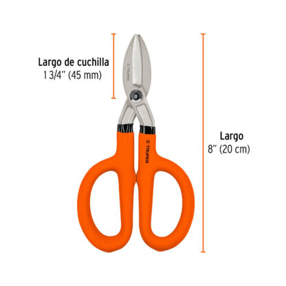 Tijera para hojalatero 8" TRUPER - Imagen 2