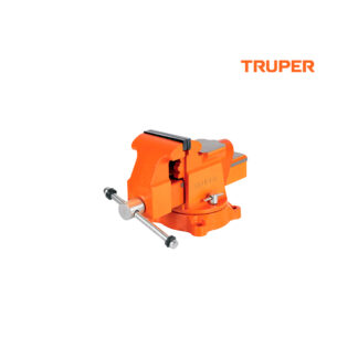 Tornillo de banco 4" industrial de hierro nodular TRUPER