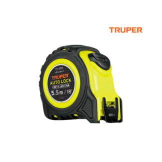 Wincha Auto-Lock 5.5 m resistente a impactos TRUPER