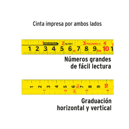 Wincha Auto-Lock 5 m resistente a impactos TRUPER - Imagen 2