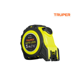 Wincha Auto-Lock 5 m resistente a impactos TRUPER
