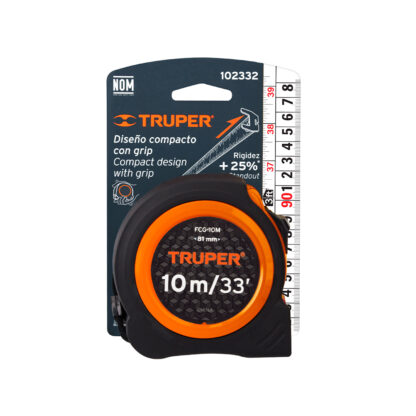 Wincha compacta 10 m resistente a impactos TRUPER - Imagen 3
