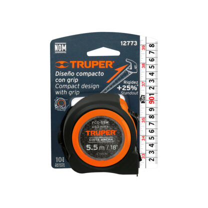 Wincha compacta 5.5 m resistente a impactos TRUPER - Imagen 3