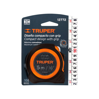 Wincha compacta 5 m resistente a impactos TRUPER - Imagen 3
