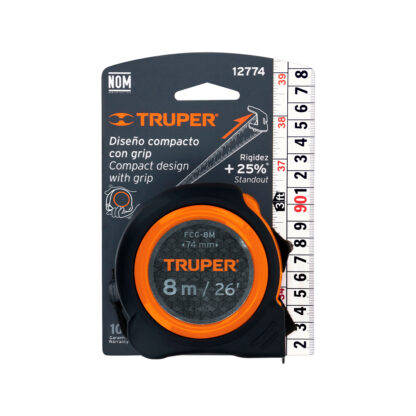 Wincha compacta 8 m resistente a impactos TRUPER - Imagen 3