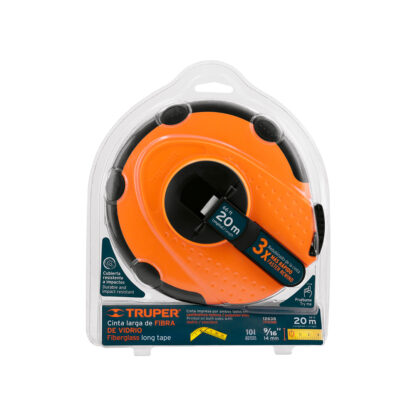 Wincha de fibra de vidrio 20 m carcasa plástica TRUPER - Imagen 3