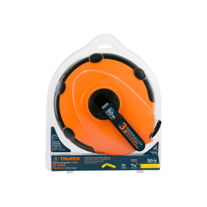 Wincha de fibra de vidrio 50 m carcasa plástica TRUPER - Imagen 3
