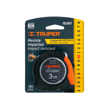 Wincha Gripper 3 m resistente a impactos TRUPER - Imagen 3