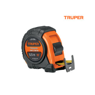Wincha Gripper 5.5 m contra impactos TRUPER